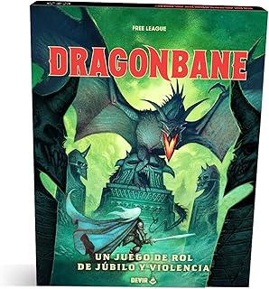 Comprar Dragonbane - Juego de rol de fantasía D20 con Magia, Combate, Dragones y Demonios | Caja básica con Aventuras, Dados, Personajes y mapas