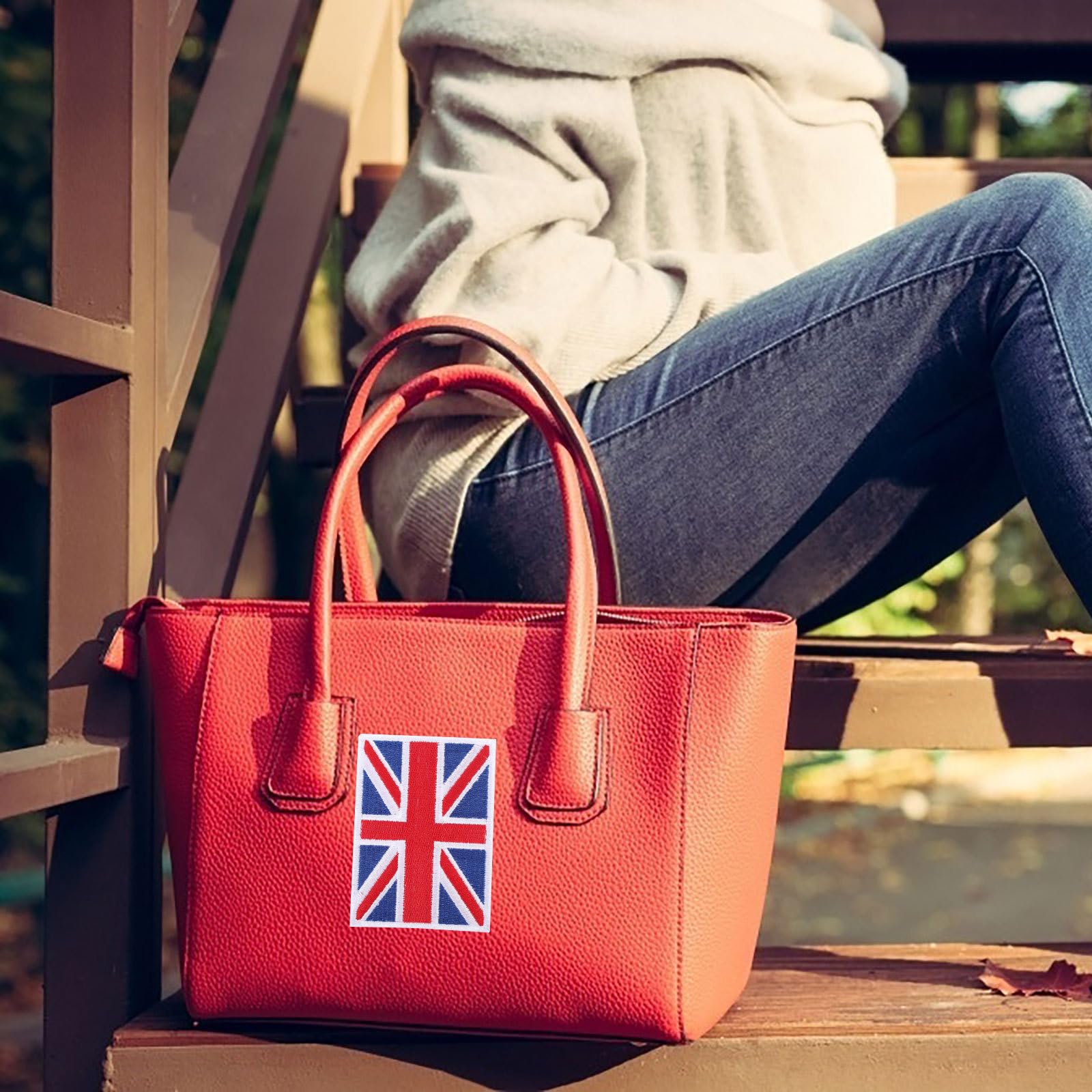 2 Stück Taktische Union Jack Bestickte Flagge, England-Flagge, Schwarz Und Weiß, Bestickter Stoff-Aufnäher Mit Klettverschluss Für Militäruniform, Taktische Tasche, Jacke, Jeans, Hut