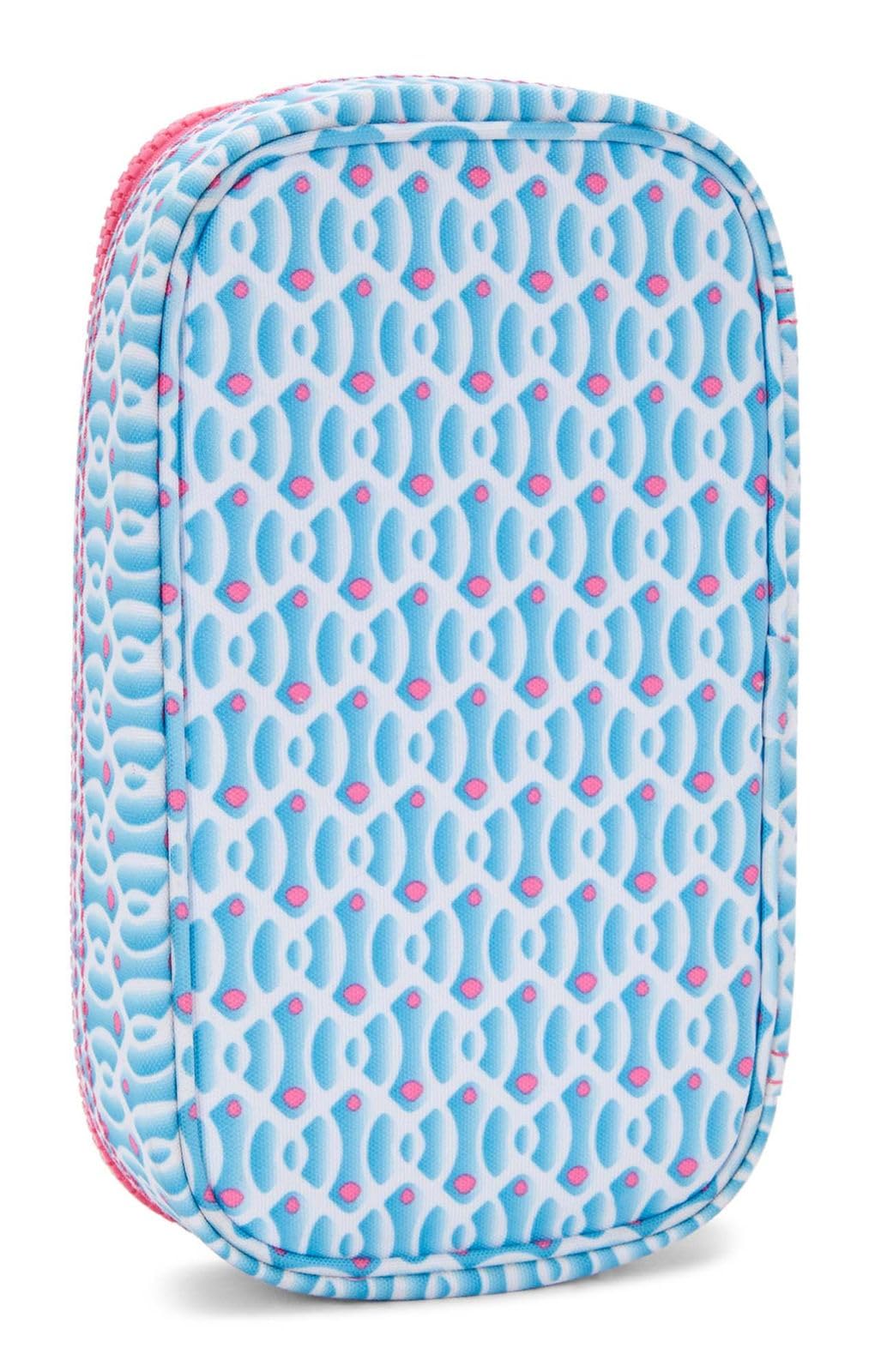 Kipling 50 Pens Estuche Mediano, Estuches, Dreamy Geo C (Azul)