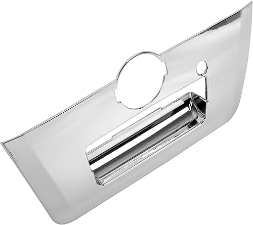 Miniatura 9 de ECOTRIC Espejo cromado triple + manija de 4 puertas + cubierta completa para portón trasero compatible con Nissan Frontier 2013-2019