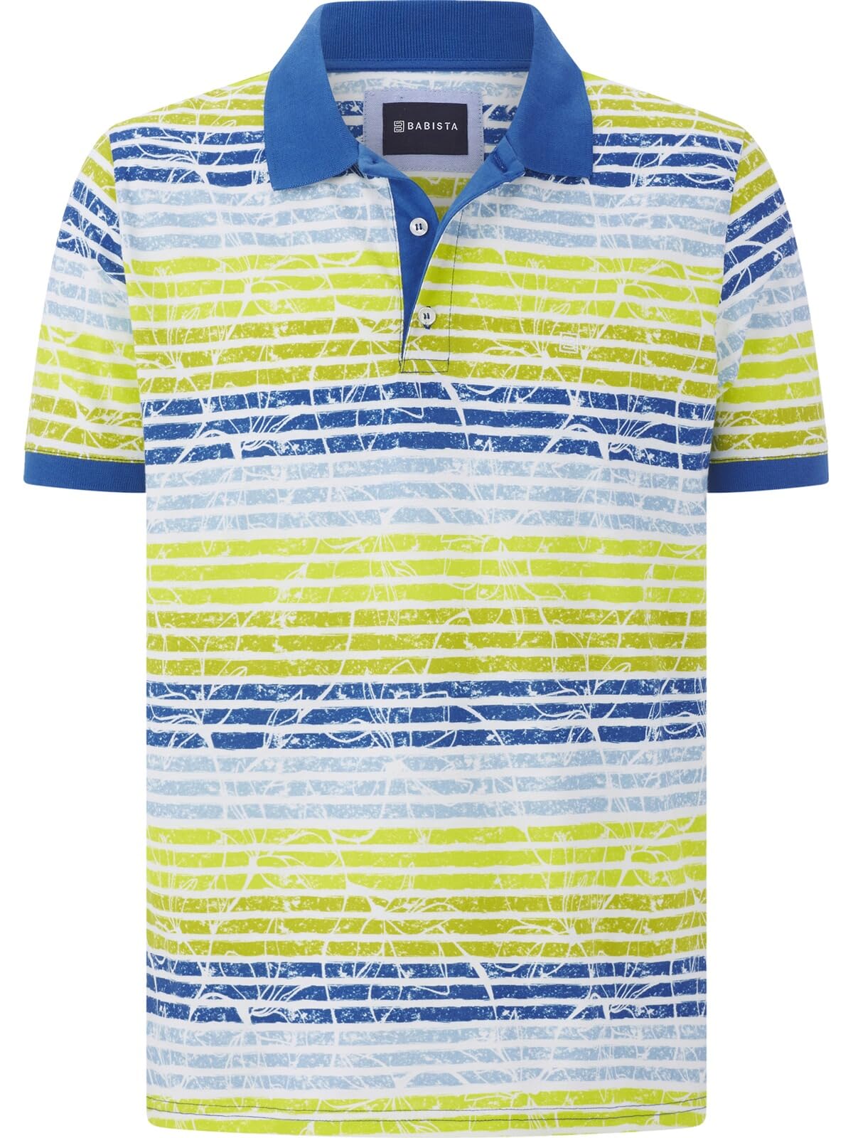 BABISTA Herren Poloshirt Aranor | gestreift, mit Polo-Kragen, Männer Freizeit-Shirt mit Streifen, 100% Baumwolle, große Größen bis Gr. 5XL