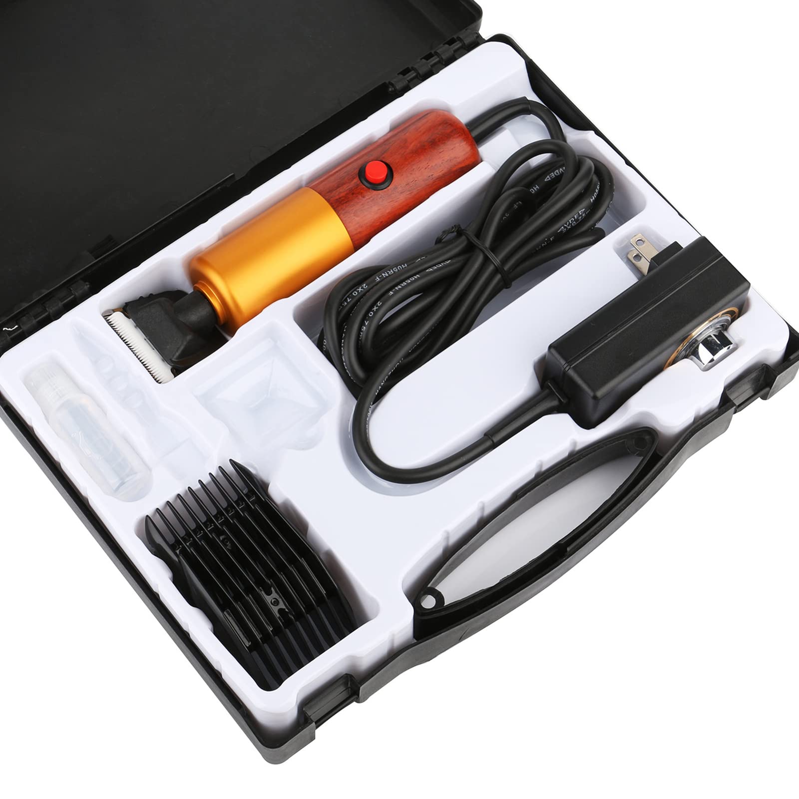 Cortapelos para Perro Profesional 200W,Maquina Pelo Perros,Cortapelos Perros Pelo Largo,Bajo Ruido Máquina Cortar Pelo,Ideal para Conejo/Perro/Gato/Oveja Y Otros Animales