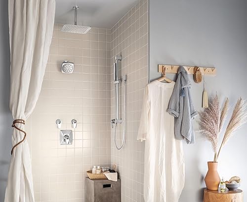 Miniatura 2 de Moen A721 Square Drop Ell - Conector de pared de ducha de mano, cromado