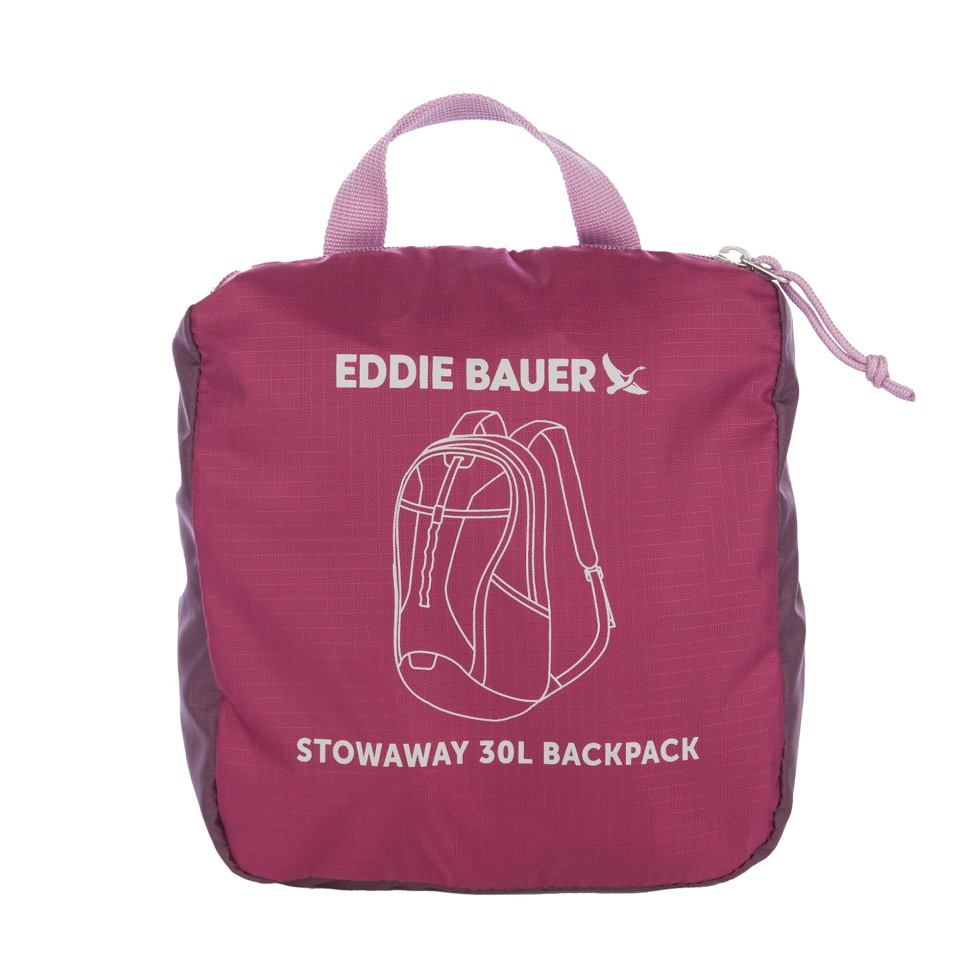 Eddie Bauer Pakowany plecak Stowaway wykonany z poliestru Ripstop, Port, 30L US, Plecak Stowaway Packable - wykonany z poliestru Ripstop