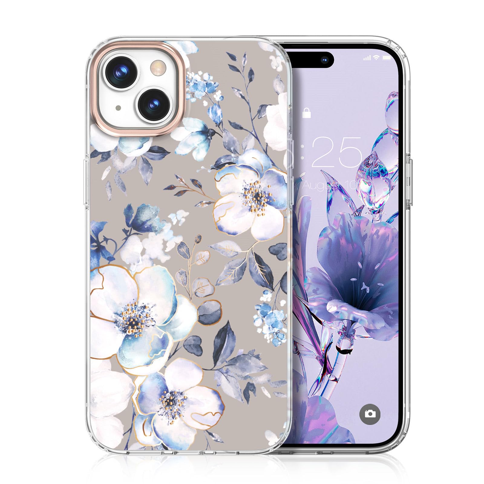 Amazon.com: zelaxy Compatible with iPhone 15 Flower Case