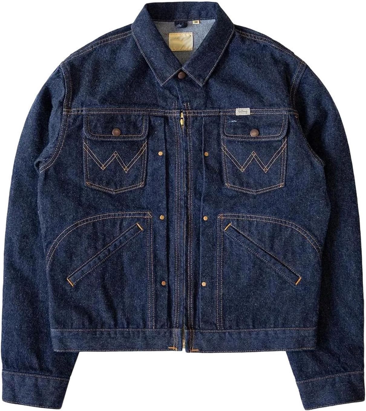Men's Spring Casual Outerwear Lightweight Long Sleeve Denim Jacket Jean Coat
