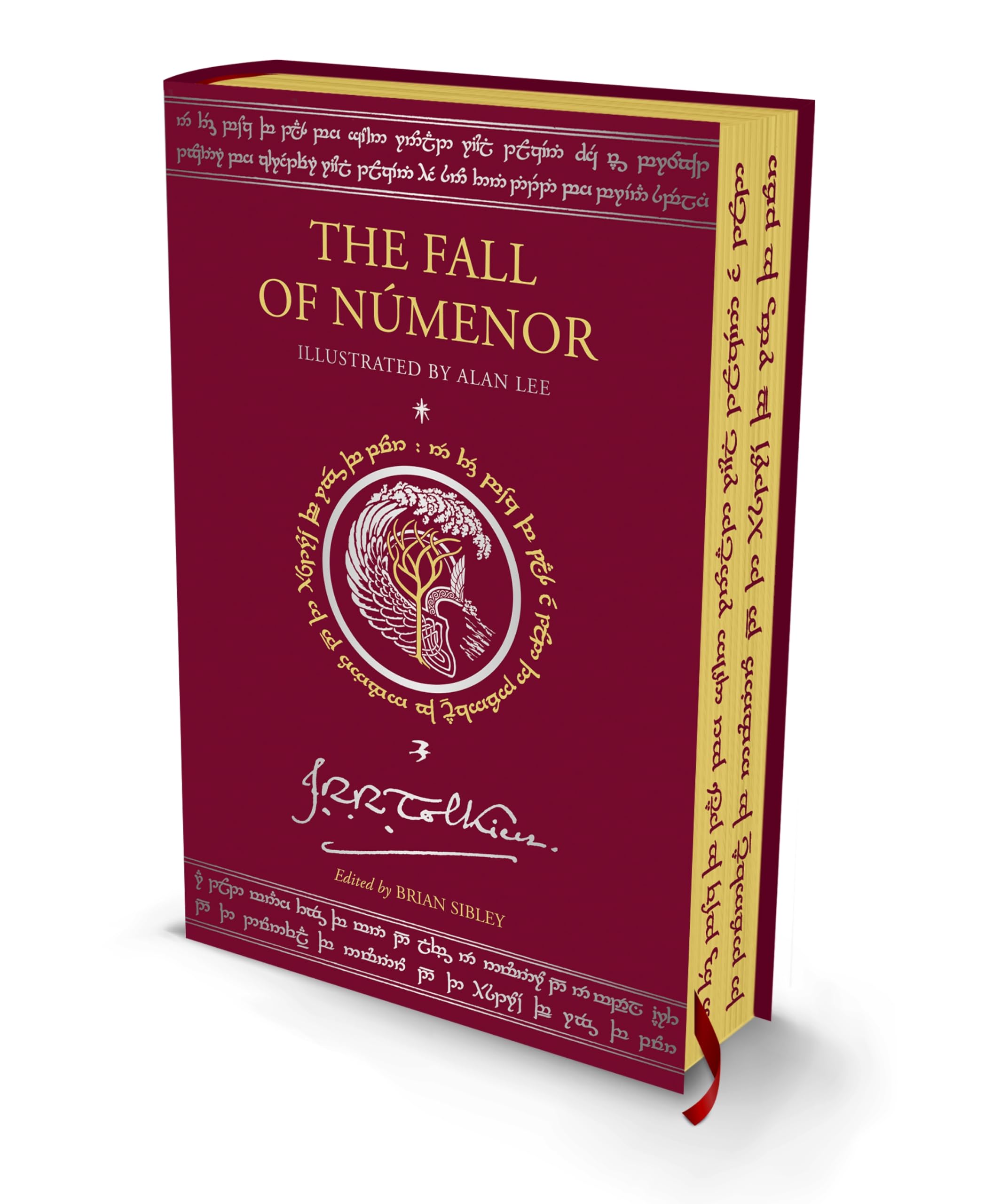 The Fall of Númenor Illustrated by Alan Lee: A Special Editon of the Fantasy Classic with Sprayed Edges