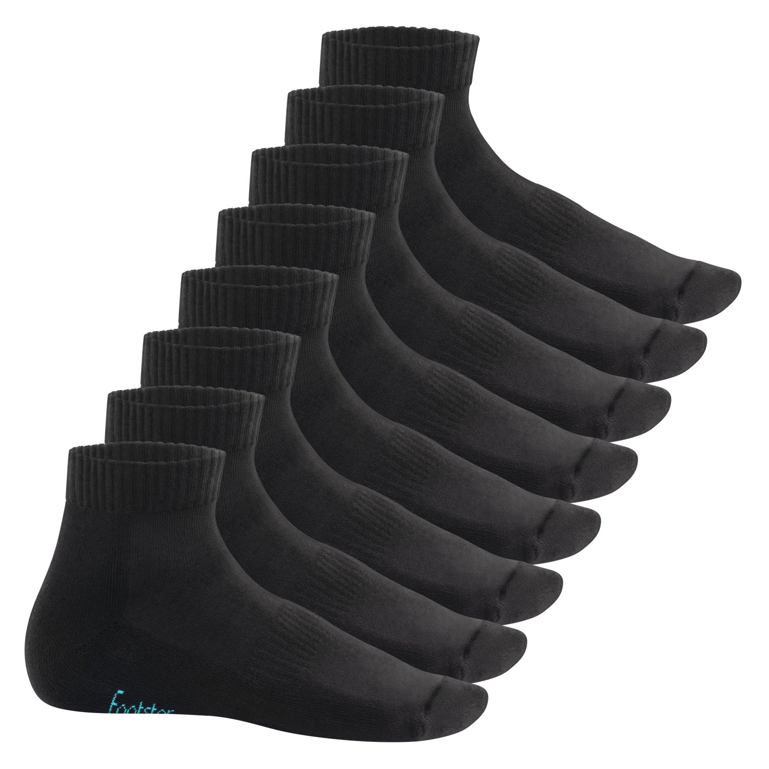 Footstar Damen & Herren Kurzschaft Socken mit Frottee-Sohle (8 Paar) Sneak It!
