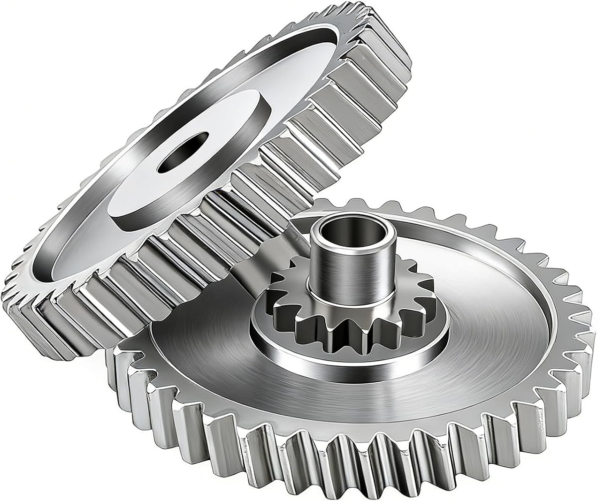 2Pcs Improved Top Transmission Gears,Steel,987561180,987561179 | Fit for 1997-2012 Pors-Che Box-Ster 986/987,Convertible Top Gear Left Right Side,Replace 98756118000,98656117902,98656117903