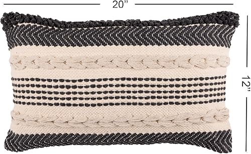 Vista 108 de REDEARTH Fundas de cojín decorativas con textura bohemia – Juego de fundas decorativas de granja tejidas lumbares para sofá, cama, silla, comedor