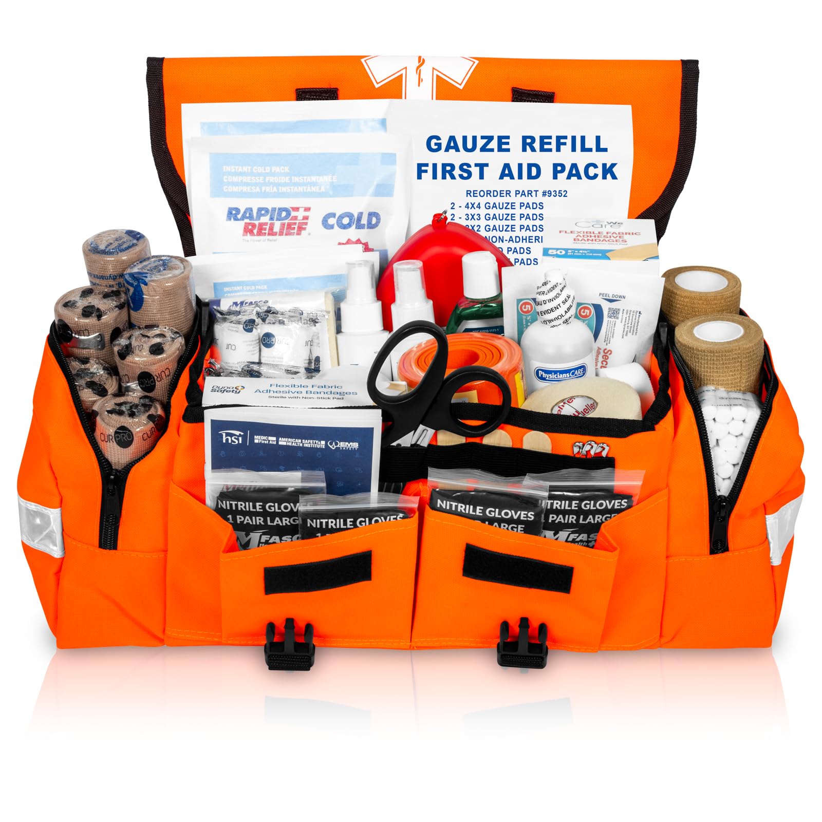 Outdoor Sports First Aid Kit with First Aid Supplies for Sporting Injuries