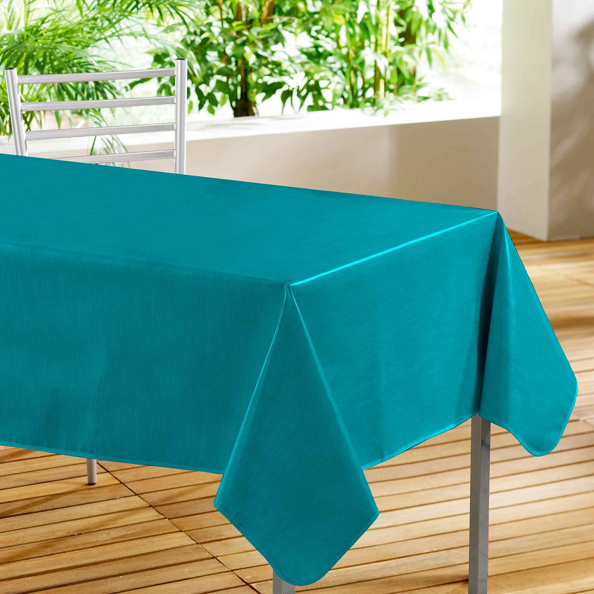Douceur d'Intérieur Declino Rectangular Tablecloth, Blue, 140 x 240 cm