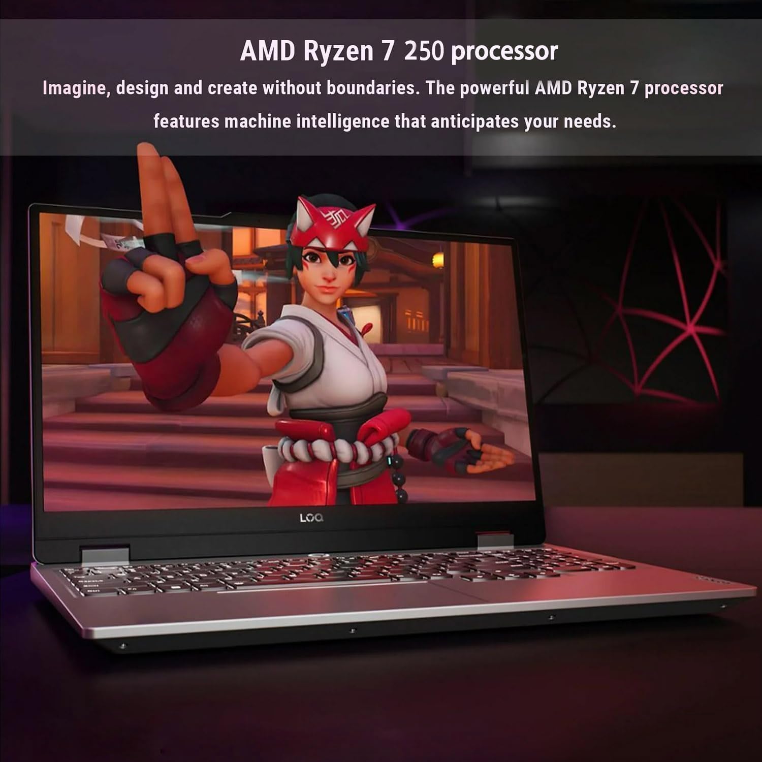 Lenovo LOQ AMD Ryzen 7 250 RTX 5050 Gaming Laptop, 32GB DDR5 | 2TB SSD