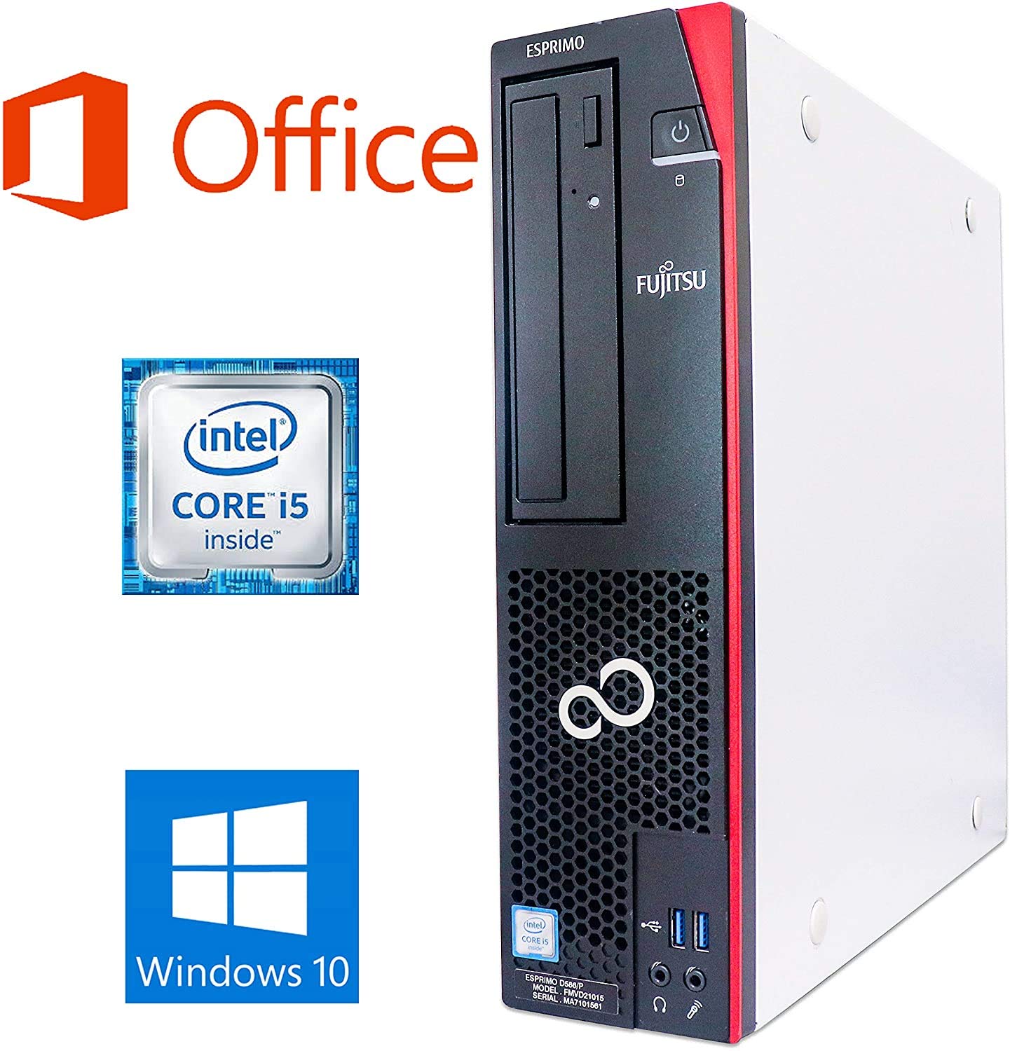 Amazon.co.jp: 【整備済み品】 富士通 デスクトップPC D586/MS Office