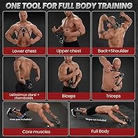 Vista 7 de Mymus Coreflex Twister Pro, ejercitador hidráulico de pecho, ejercitador de pecho para hombres, ejercitador de brazos, entrenador de brazo