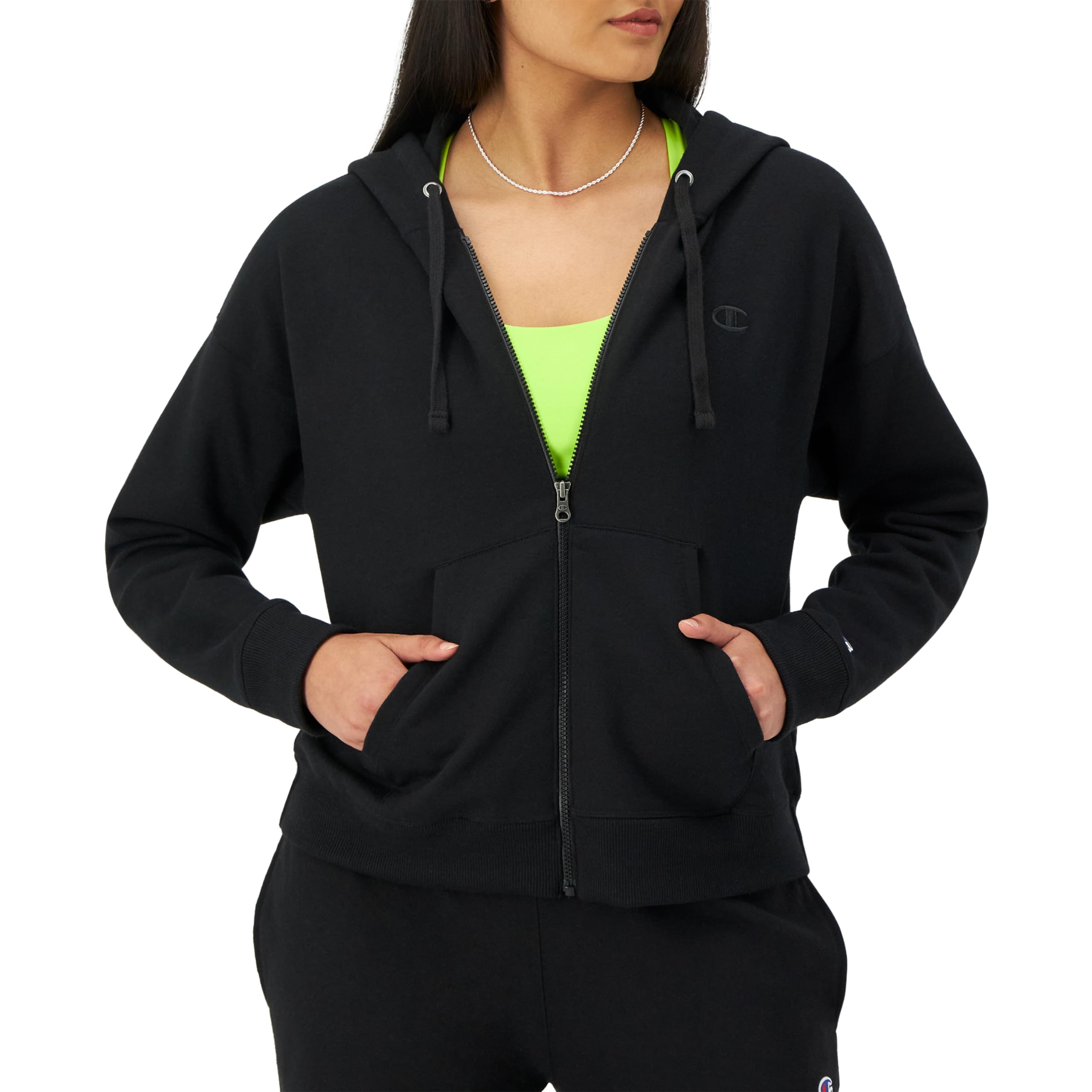 Champion Women's Full-zip Powerblend Fleece Hoodie