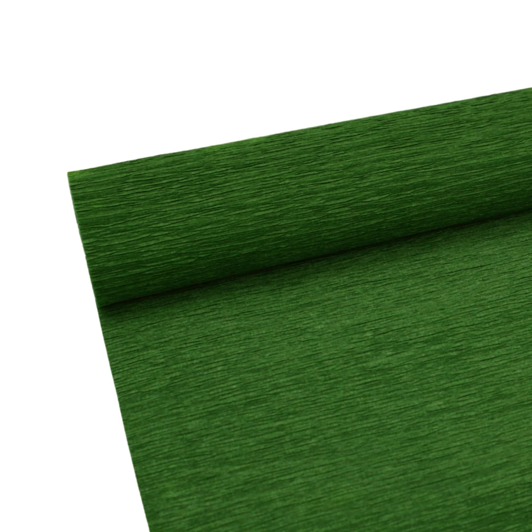 70g Premium Crepe Paper Roll for Flower Making White Green Pink Crepe Paper Sheets Streamer,10in Width, 8ft Length (Forest Green) โ image 1