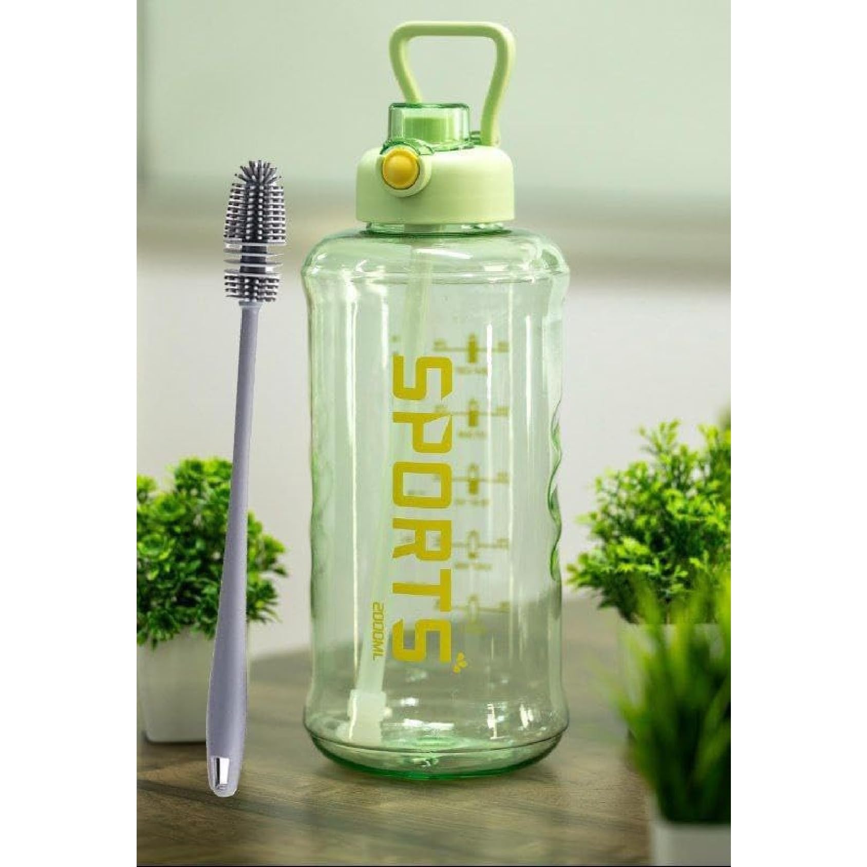 Contemporary Silicone 2 L Capacity Belt Straw Transparent Motivational Water Bottles|Time Marker |Best Usage For Office/School/College/Gym/Travel Bottle|Bpa-Free Sports Bottle (B0DCNTH519) Amazon Price History, Amazon Price Tracker