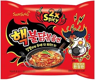 Hot Chicken Ramen 2X Spicy Noodles, 140 grams