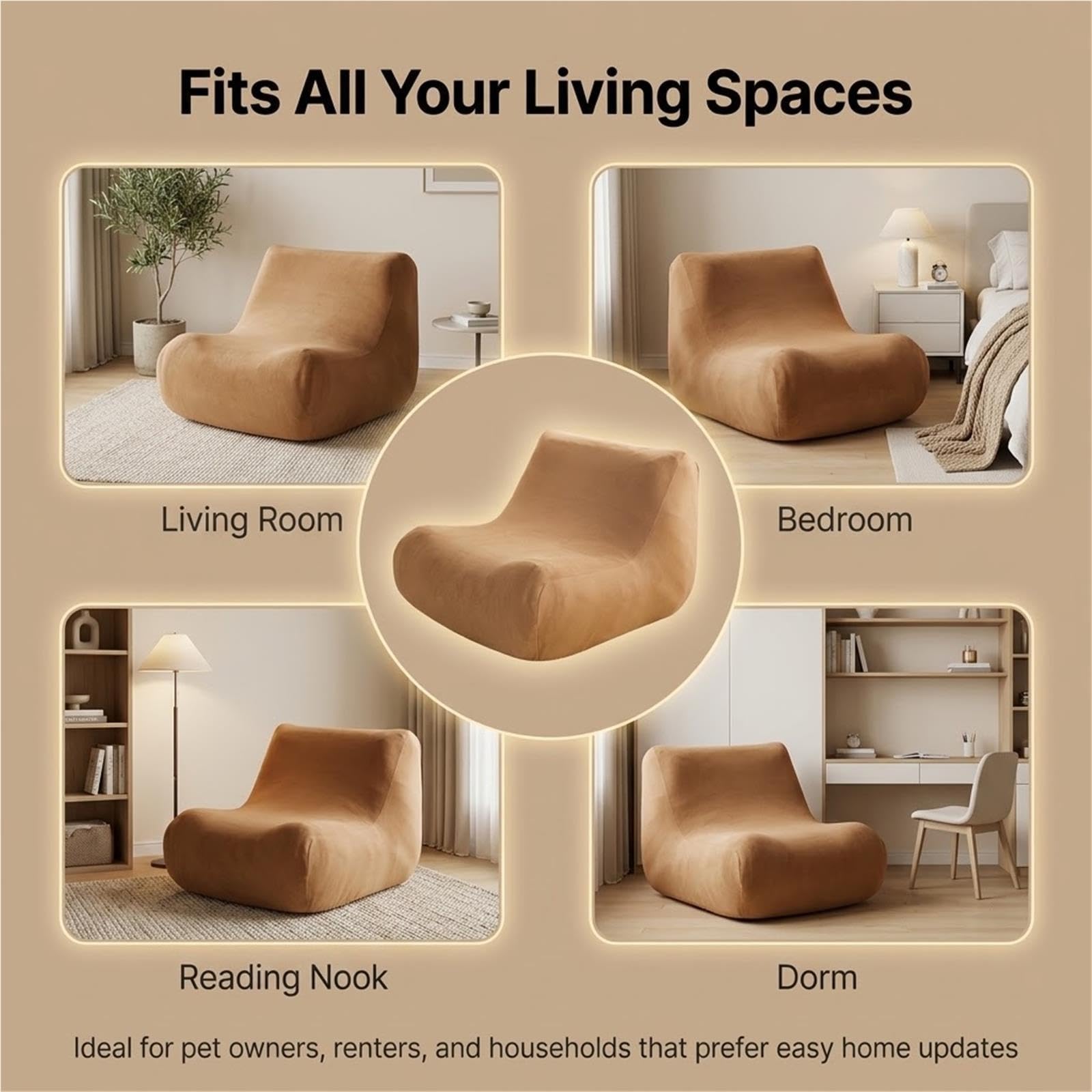 Housse De Canapé sans Accoudoirs Extensible, Couchage De Sol, Animaux