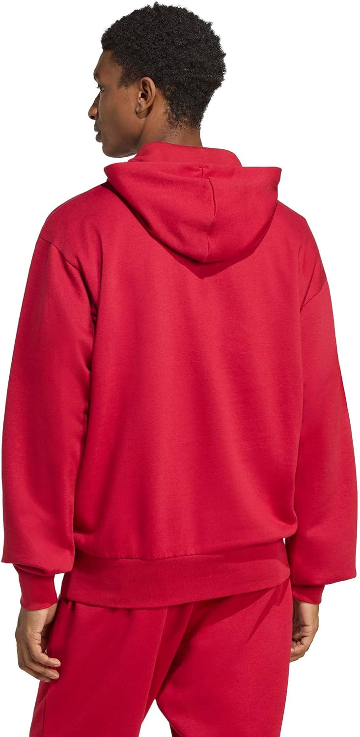 adidas mens Essentials Feelcozy Fleece Hoodie - Image 3
