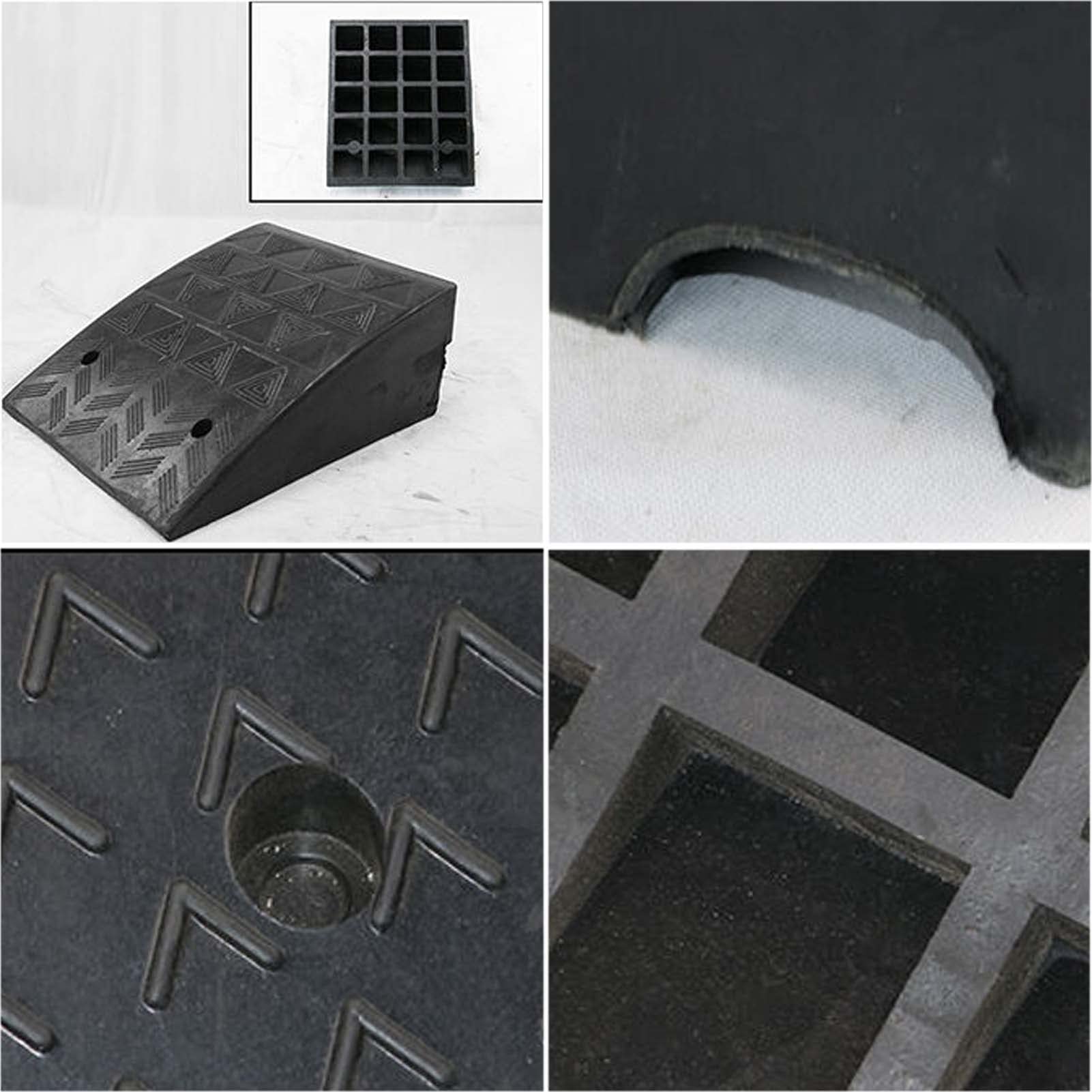 YSUEFIJO Rampas de Carga Antideslizantes, Rampa de Acceso para Coche, Rampas de Bordillo de Entrada, hasta 3000 Kg, Rampa Resistente, para Coche, Silla de Ruedas, Motociclet