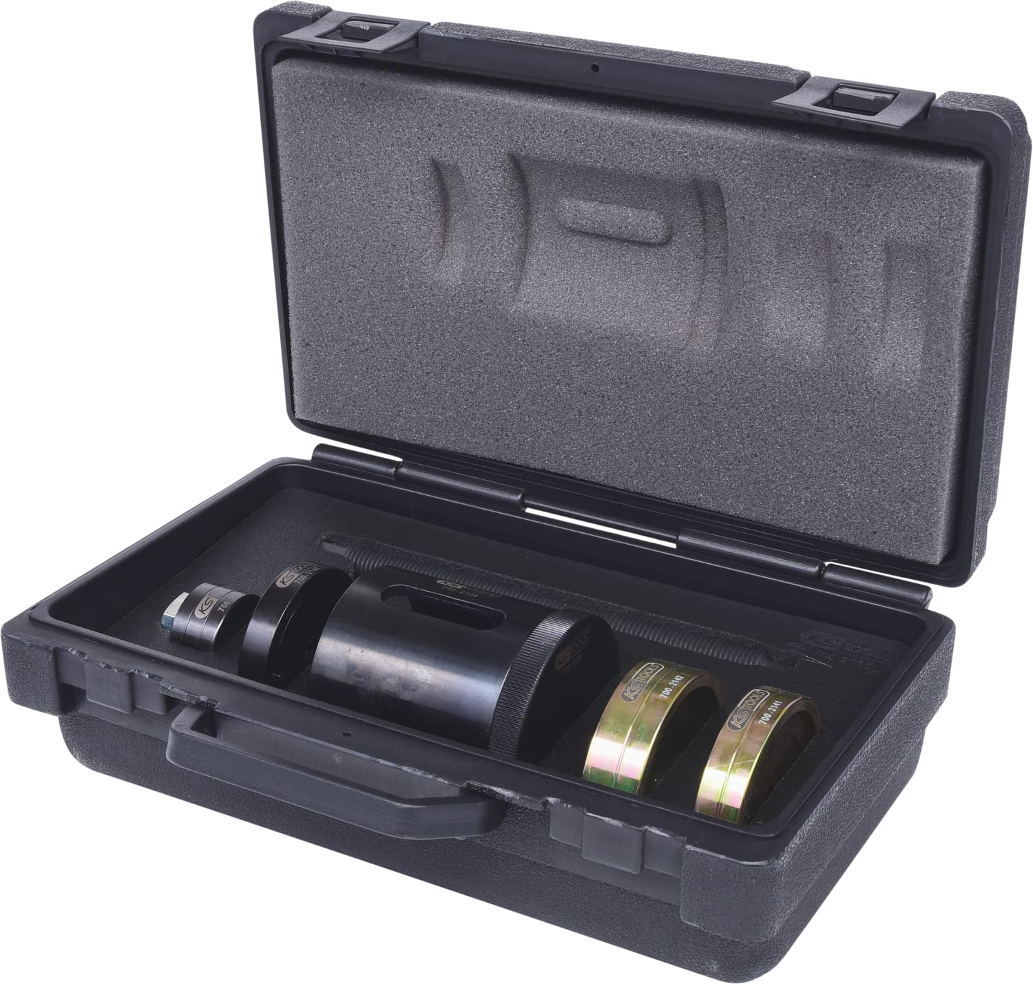 KS Tools 700.2135 Juego de herramientas de silentblock para BMW y eje delantero del Mini, 7 pzs