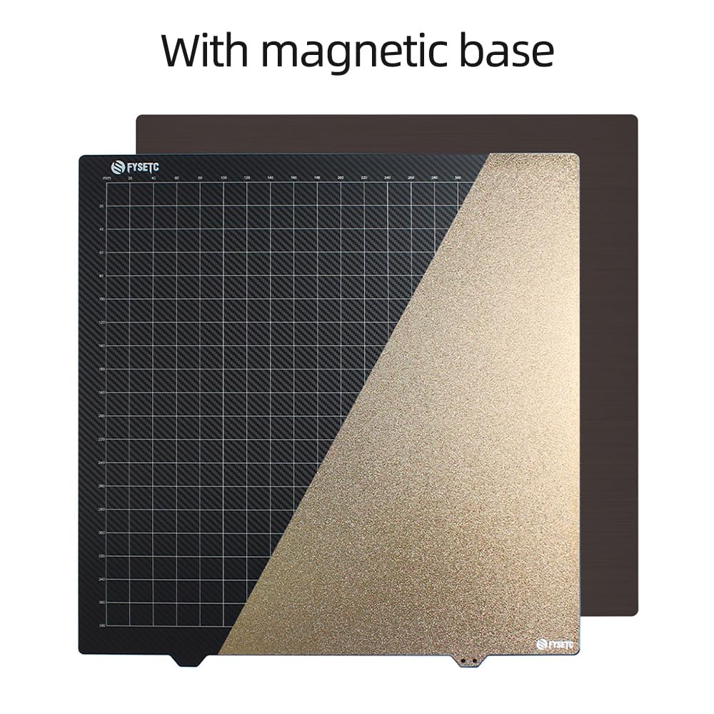 Stabile 430 X 430 Mm Große PEI-Bauplatte mit Glatter Kohlefaseroberfläche für Max/Max 3D-Drucker. Einfache Modellentfernung für Verschiedene Materialien (2)