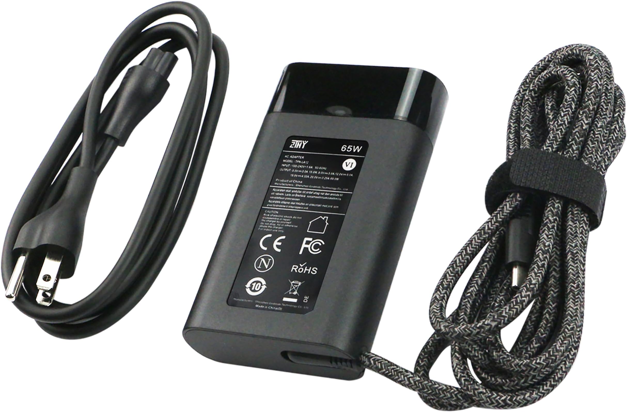 65W 45W USBC Type C Power Adapter Slim Laptop Charger Travel