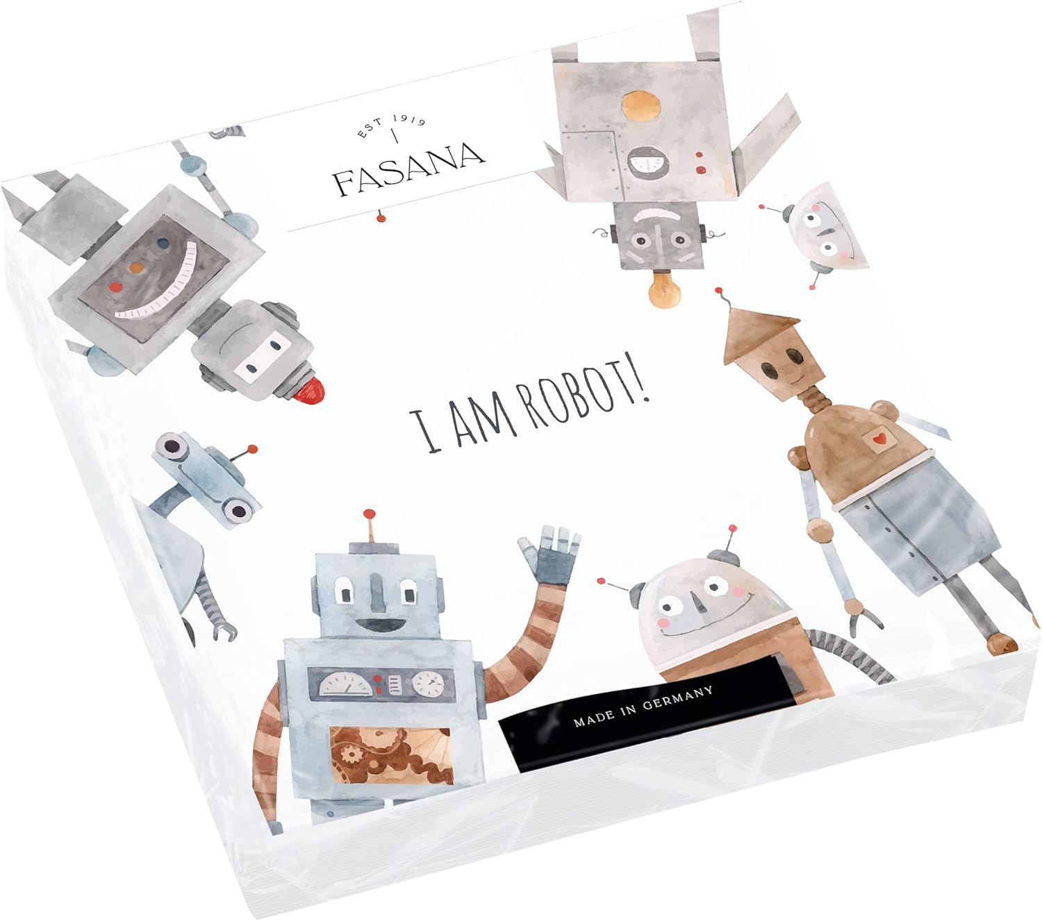 20 Servietten Roboter im Kreis | Kinder Geburtstag | Junge | Mädchen | Motoparty | Tischdeko | Decou… 20 Servietten Roboter im Kreis | Kinder Geburtstag | Junge | Mädchen | Motoparty | Tischdeko | Decou…