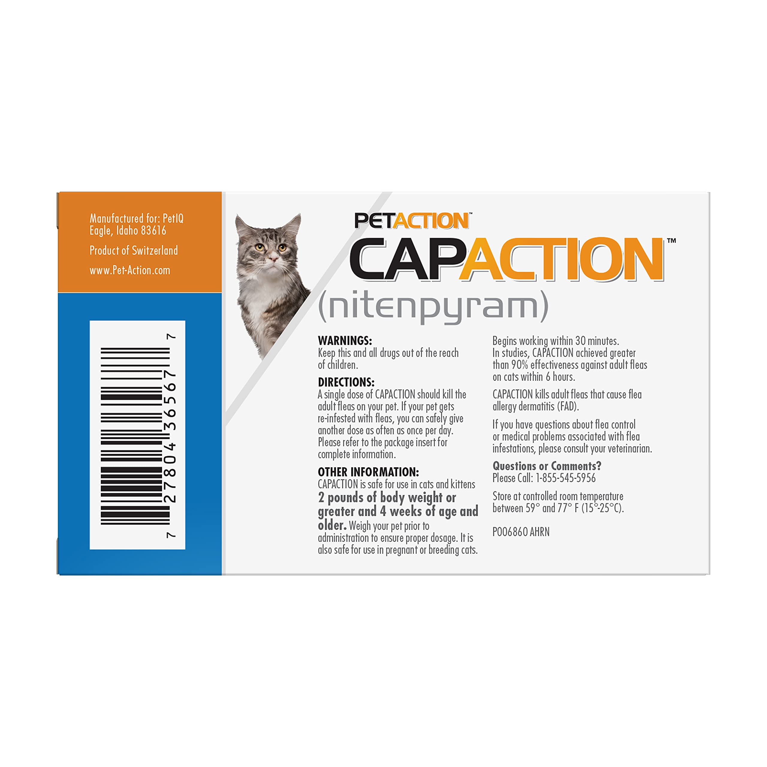 oral flea control for cats