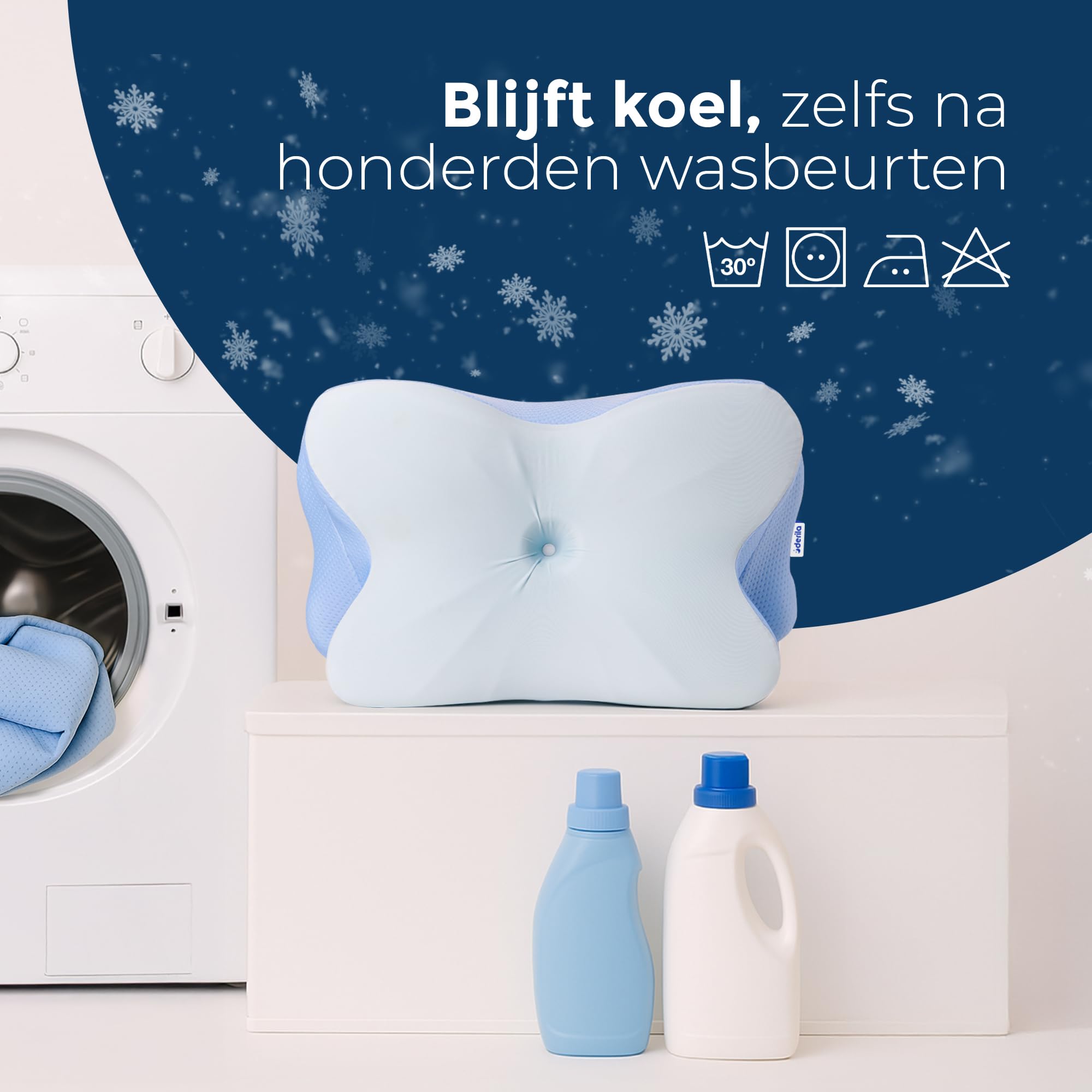 Derila Ergo Verkoelende Kussensloop Zorgt Voor Een Optimale Temperatuurregeling Van Je Kussen Perfecte Nachtrust 2524679156