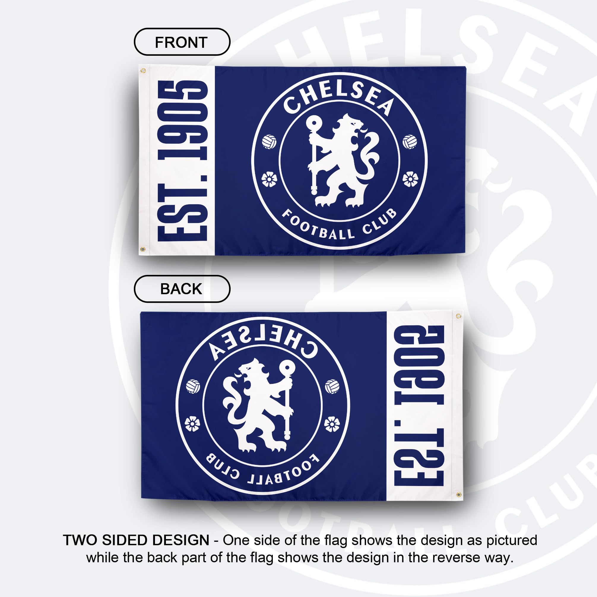 Amazon.com : Desert Cactus Chelsea FC Flag 3 x 5 Ft Football