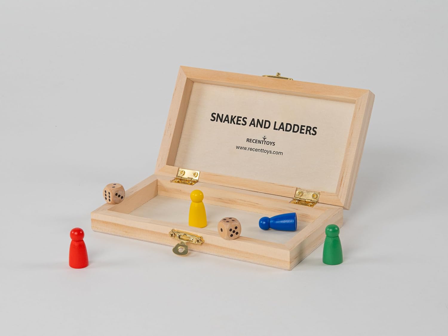 Recent Toys On-The-Go Hoses & LaddersTravel Board Set Game - Travel Hoses & Ladders Set with Foldable/Portable Storage Board - Traditional Strategy Game for Kids/Adults