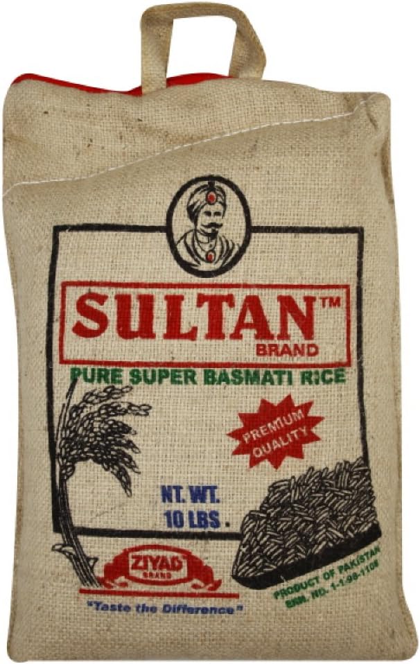 Sultan Basmati Rice, 10-pounds