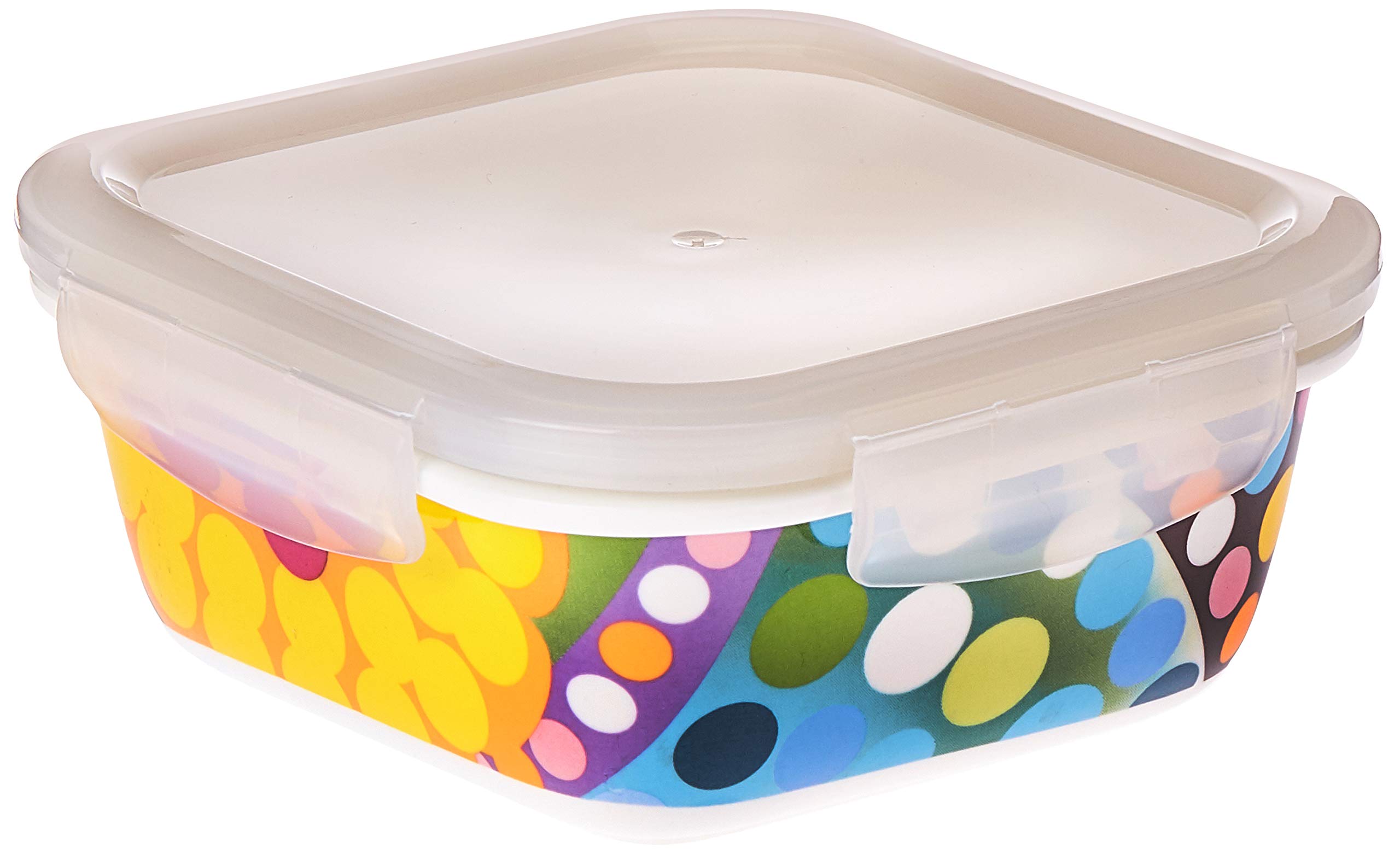 French BullBindi Square Porcelain Storage Bowl - 420 Ml