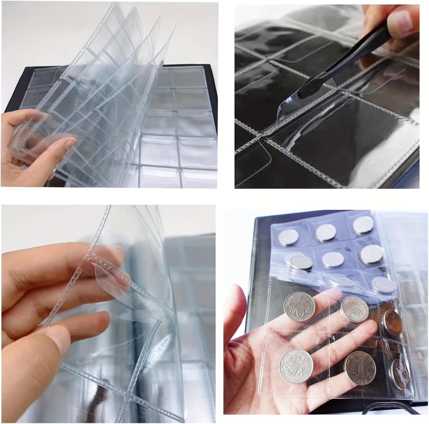 Coin Collection Album with 150 Pockets, Designed for Organizing And Storing Coins, Featuring a Holder And Case for Collectors