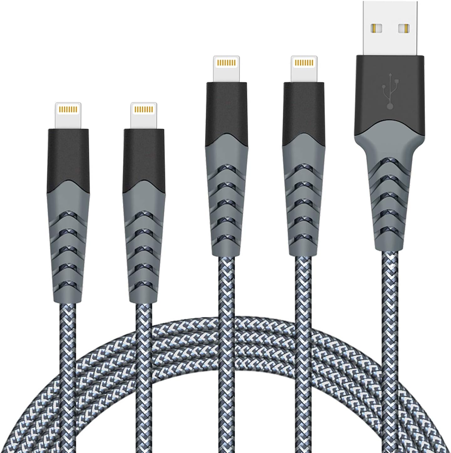 Boreguse iPhone Charger Lightning Cable 3 Pack 3FT, [Apple MFi