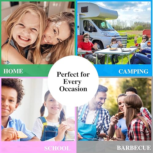 Miniatura 3 de Juego de vajilla de paja de trigo, 24 cuencos ligeros irrompibles, aptos para lavavajillas, microondas, tazas de paja de trigo, cubiertos y tazones