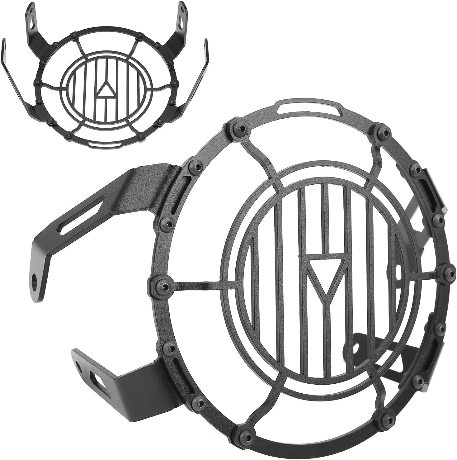 Yctze Motorcycle Headlight Guard 5Pcs Headlight Guard Kit Front Headlight Guard Cover Guard Grille Protector Headlamp Guard Headlight Grille Cover Fit for 900/ Scrambler