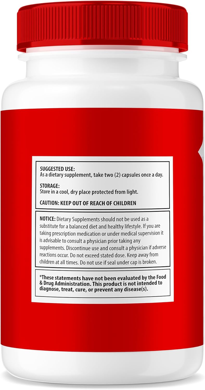 HemoPulse – Daily Natural Formula with a Clean, Powerful Blend to Support Balanced Levels, Steady Energy & Circulation | Easy-to-Swallow Hemo Pulse Pills for Everyday Use (60 Capsules)