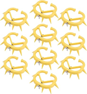 Calf Nose Ring, 10pcs Calf-weaning Nose Rings Plastic Weaning Spiked Ring Preventing Suckling