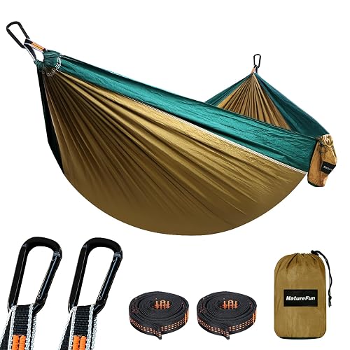 NATUREFUN Hamac Ultra-léger de Voyage Camping | 300 kg Capacité