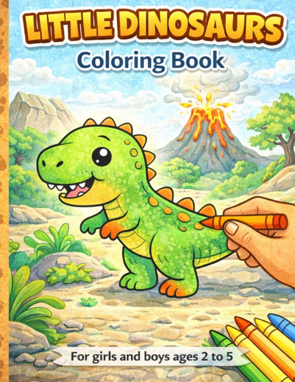 Little Dinosaurs: Coloring Book (Little Coloring Books Series)