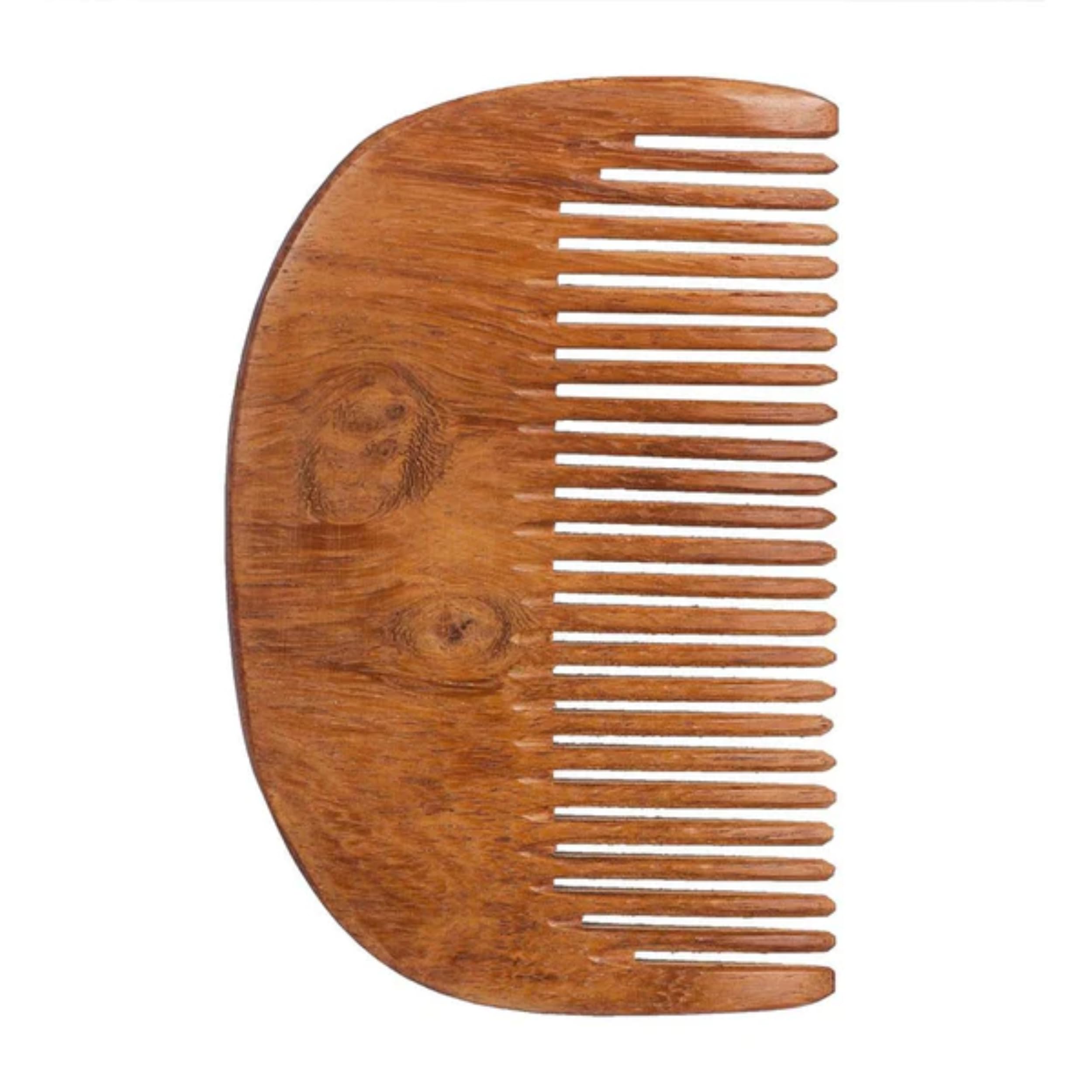 Neem Beard Comb for Men | Natural Wooden Beard Comb | Anti-Dandruff, Anti-Static Beard & Mustache Grooming Comb-image-40