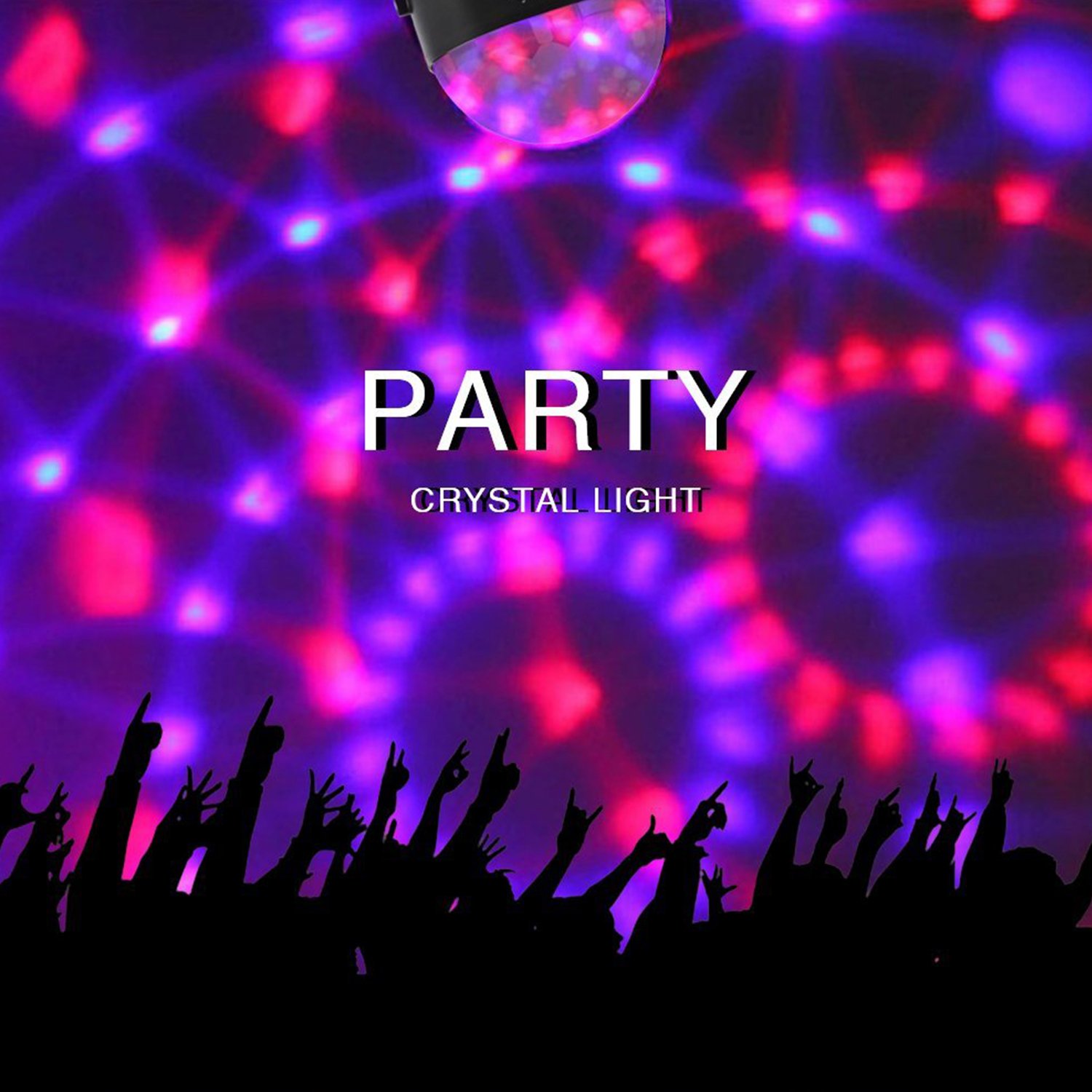 Mini Sfera Magica LED Rotante 3W Con Telecomando - Proiettore Luci Effetti Multicolore Per Feste E Eventi - Foto 6