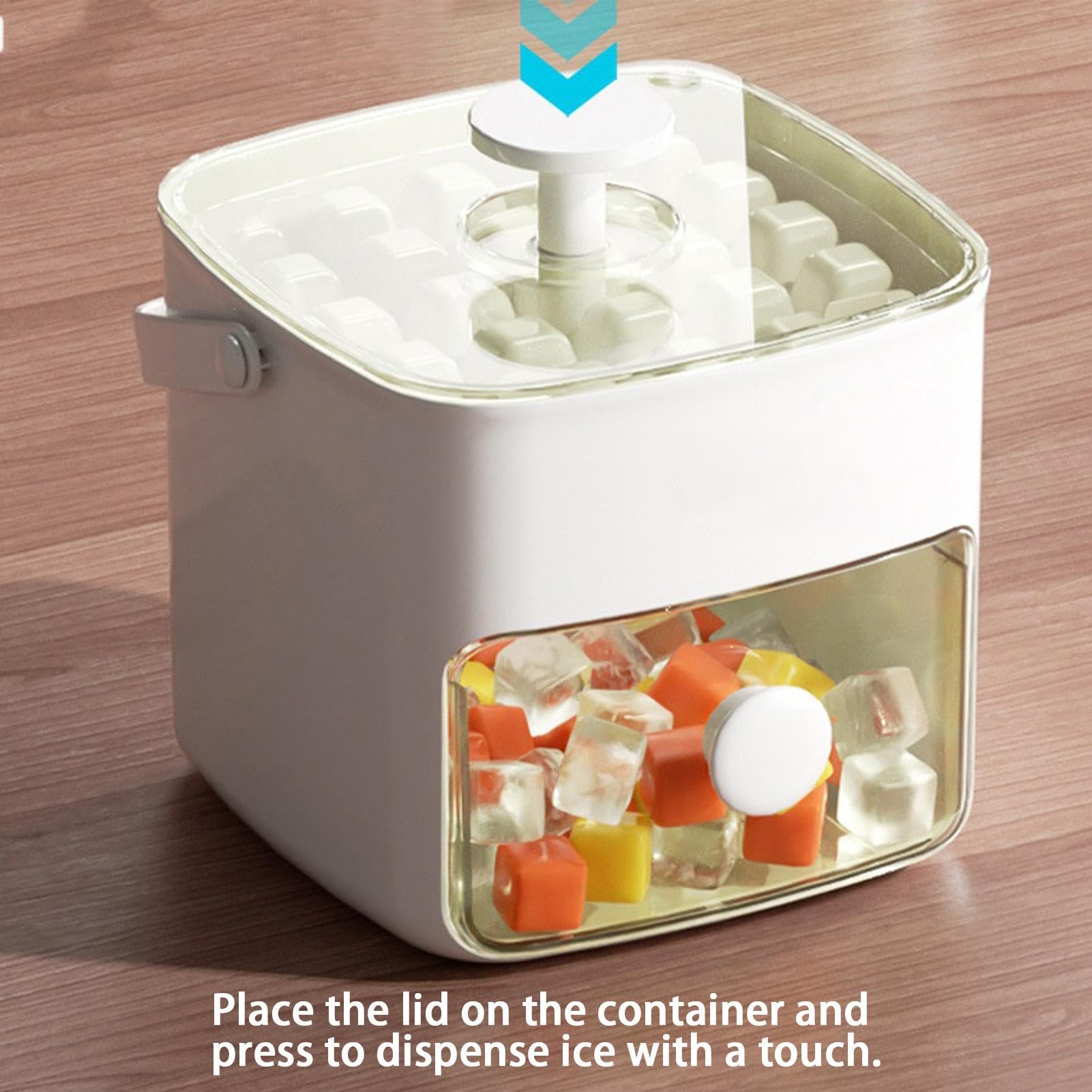 Bac à glaçons, boîte portable à 48 cubes à double étage | Moules à glaçons et plateaux pour boissons, whisky, cocktail, café, bricolage, congélateur