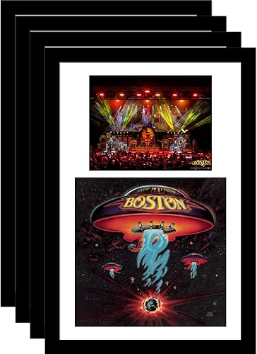 Miniatura 10 de Creative Picture Frames Marco de concierto de fotos de 8 x 10 pulgadas con pantalla negra mate para 33 álbumes de discos