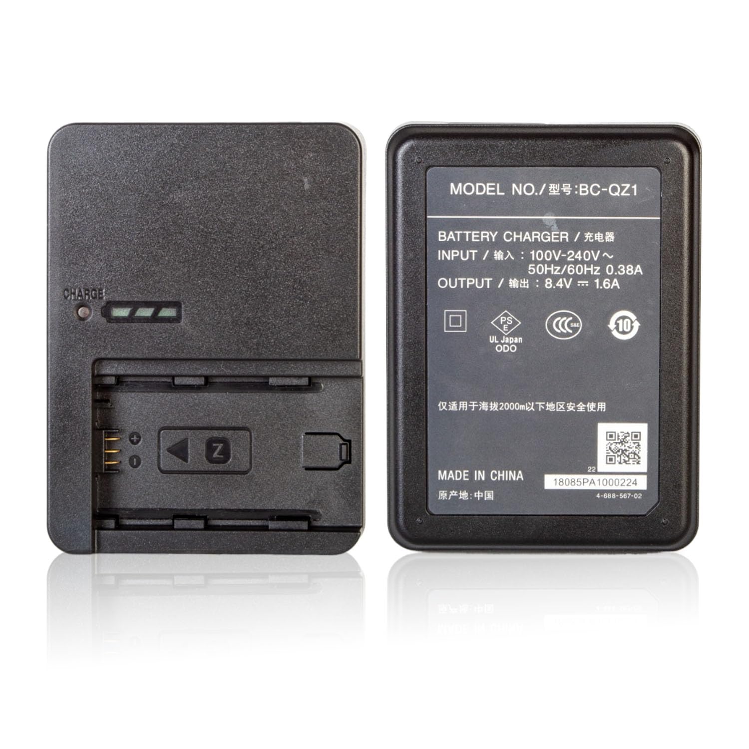 BC-QZ1 Battery Charger NP-FZ100 Compatibile con Sony Z-Series ZV-E1 FX3 FX30 A1 A6600 A6700 A7C A7C II A7CR A7S A7S III A7 III A7R III A7R IV A9 A9 III Digital SLR