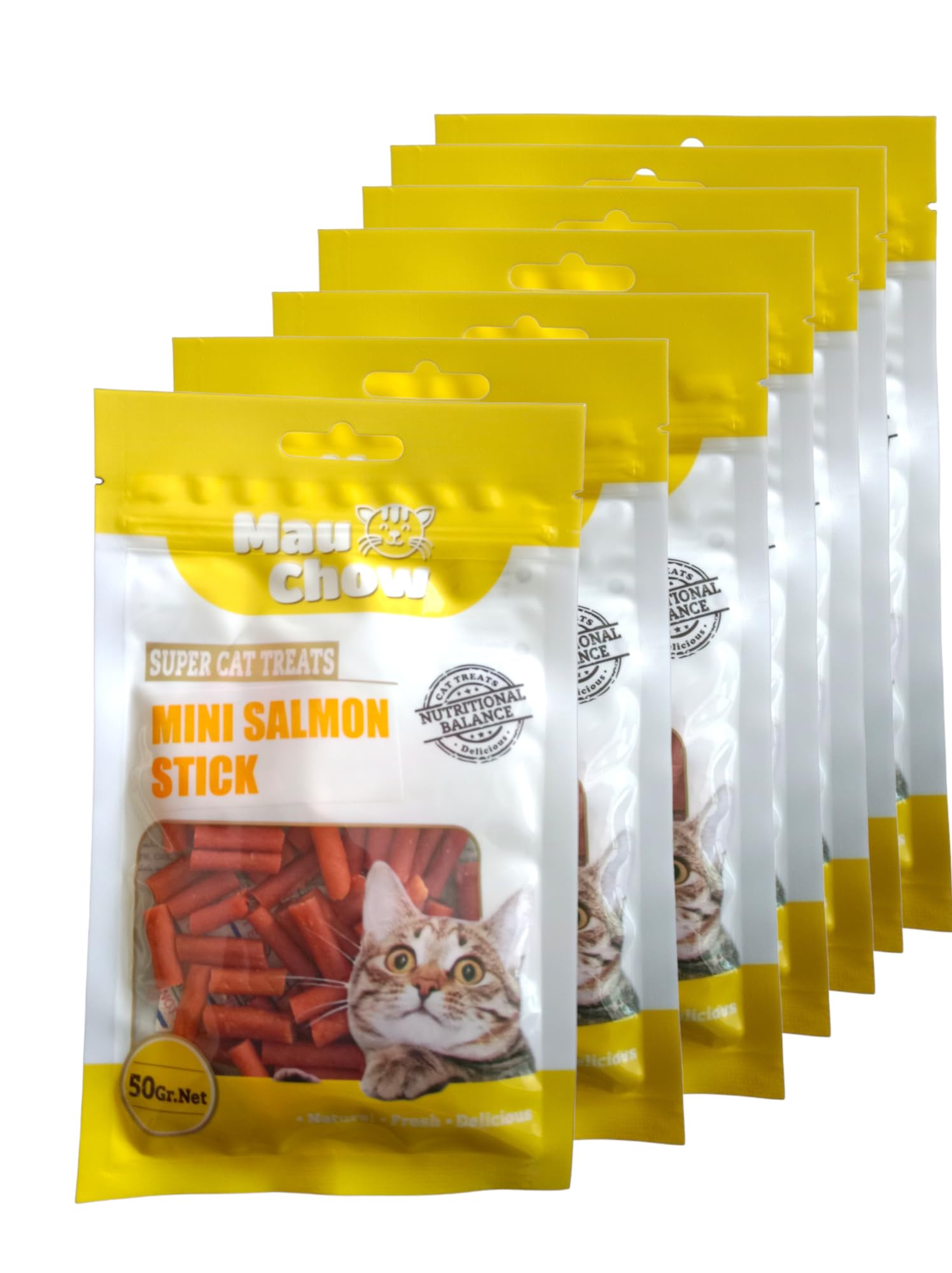 Cat Treats, Mini Salmon Stick,Rich Protein Low Fat, Highly Digestible Healthy Cat Treat,Healthy Snacks, Dry Savory 50g (Pack of 7) (B0CCSCV9NF) Amazon Price History, Amazon Price Tracker